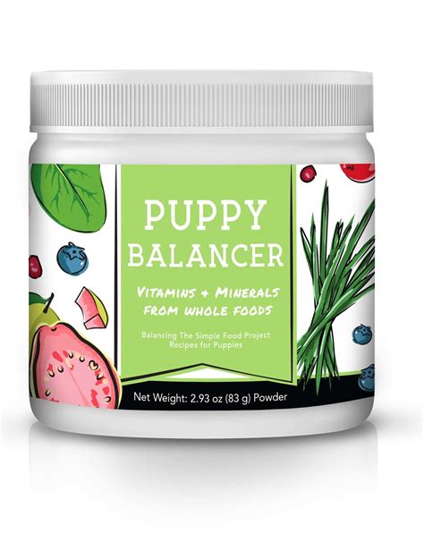 The Simple Food Project Puppy Balancer 6.5oz - Molly's Healthy Pet Food ...