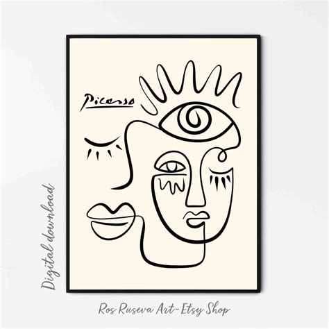 Single Line Art Picasso at Alica Martel blog