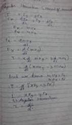 Expression for angular momentum in cartesian coordinates - Brainly.in