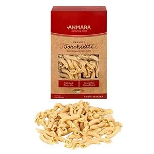 Anmara Artisanal Pasta, Organic Torchietti, Hard Durum Wheat, 500 g ...