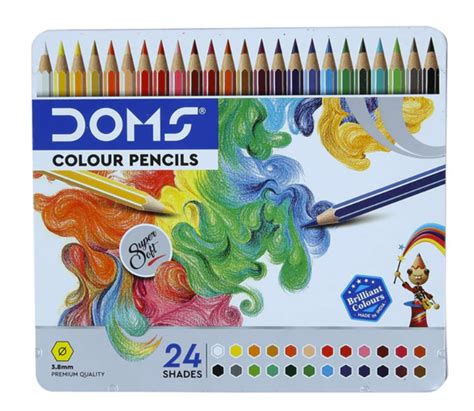 Doms Supersoft 24 colour pencils – Stationery Plug