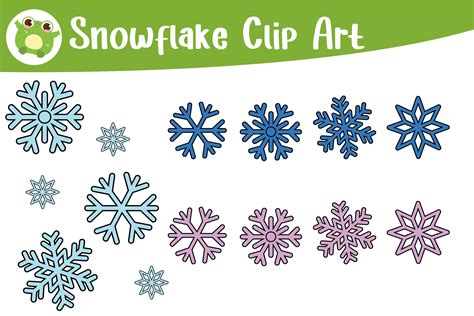 Snowflake Clip Art With