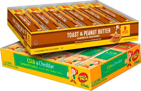 Amazon.com: Nabisco Cracker Variety Pack, RITZ Toasted Chips, Wheat ...