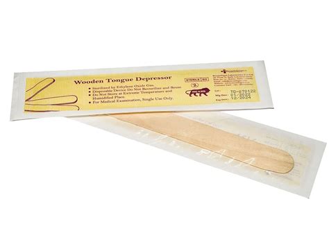 Sterile Wooden Tongue Depressor, Pack of 100 : Amazon.in: Industrial ...