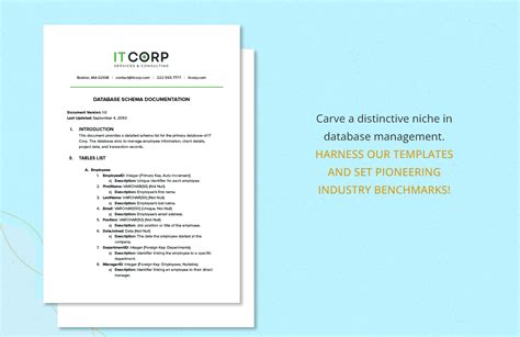 Image result for SQL Script Documentation Template