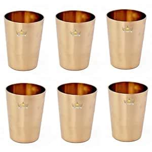 Buy Utensils Masters Pure Kansa Matt Finish Handmade Drinkware Tumbler ...