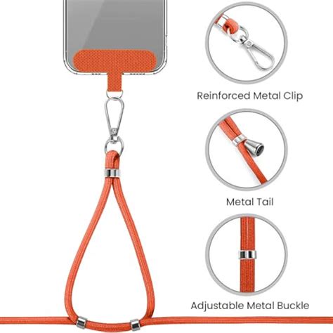 HASTHIP® Phone Neck Strap and Wrist Strap Adjustable Nylon Phone Sling ...