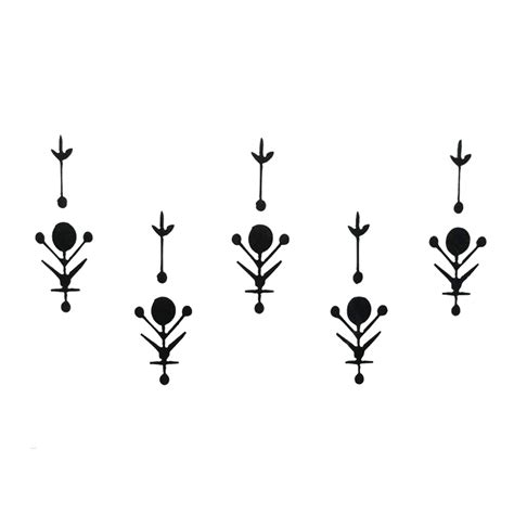 Comet Busters Beautiful Black Fancy Bindis (20mm)(BIN167)