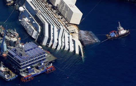 Costa Concordia Salvage Operations In Pictures: Wreckage Lifted Off ...