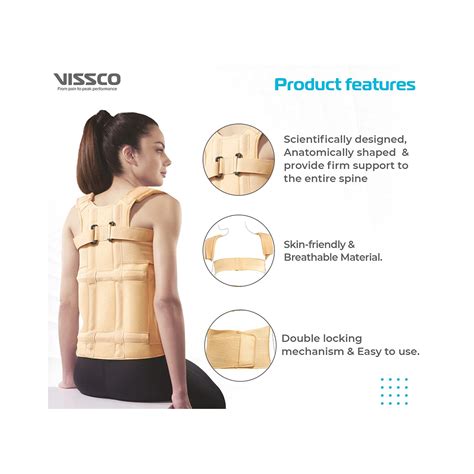 Vissco Dorso Lumbar Spinal Brace (Taylor Brace) Large