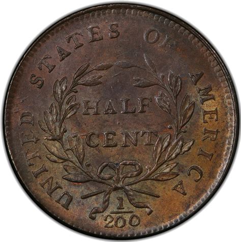 Half Cent 1800 Draped Bust, Coin from United States - Online Coin Club