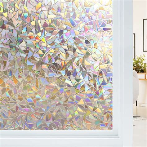 Buy GYANSHOPPE Window Privacy Film, Stained Glass Peel And Stick Window ...