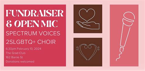 Spectrum Voices Fundraiser Concert and Open Mic, The Grad Club, Barrie ...