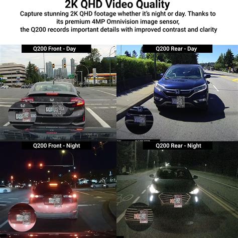 Thinkware Q200 2K QHD | Dual channel Camera, SD Card & Hardwire Kit ...