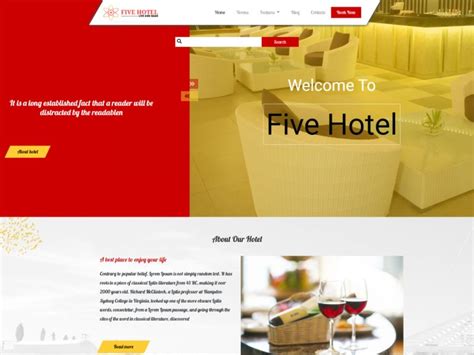 Image result for Hotels Website HTML Code