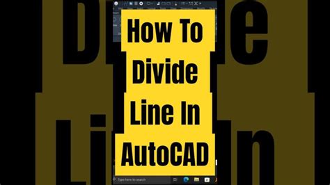 Image result for How to Divide Line in AutoCAD