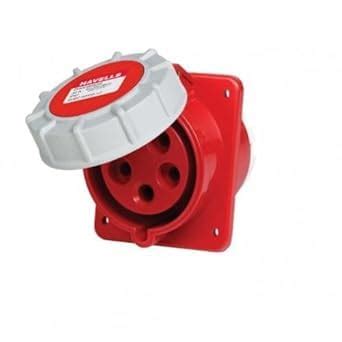 Havells 32A 3Pin Acrylonitrile Butadiene Styrene Three Phase IP67 Euro ...