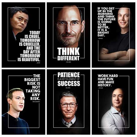 Motivational and Inspirational Quotes Posters, (Steve Jobs, Elon Musk ...