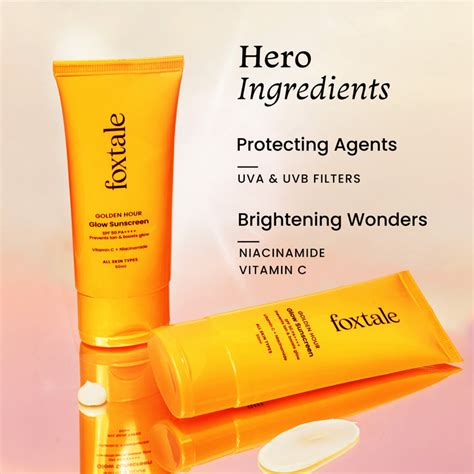 SPF 50 Glow Sunscreen – Foxtale