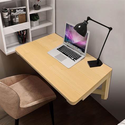 Bekrvio Wall Mounted Folding Table 31.5 Fold Down Table for India | Ubuy