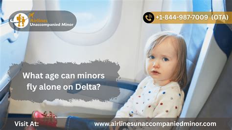 What age can minors fly alone on Delta?