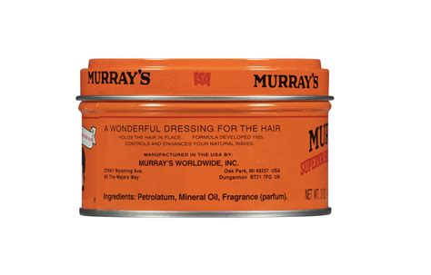 Murray's Superior Hair Dressing Pomade 3oz Orange can - IdealBarberSupply