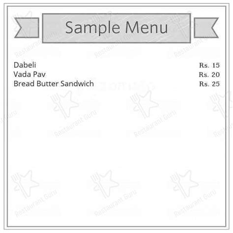 Menu at The BellyWelly's Food, Ahmedabad