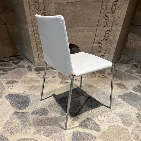 2000s B&B Italia Roberto Barbieri Modern ALMA Six White Stackable ...