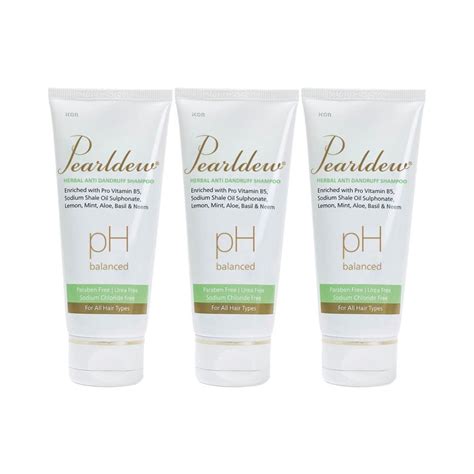 Buy Pearldew Herbal Anti-Dandruff Shampoo (100 ml - Pack Of 3)|With ...