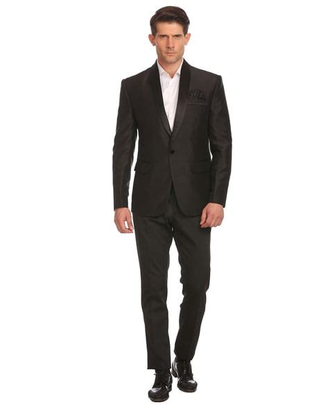 Buy Black WINTAGE Single-Breasted Blazer with Flap Pockets | AJIO