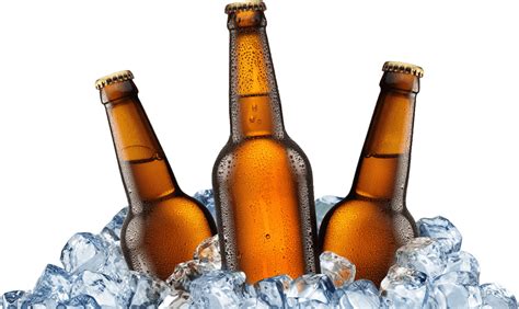 Old Stump Beer Bottles on Ice transparent PNG - StickPNG