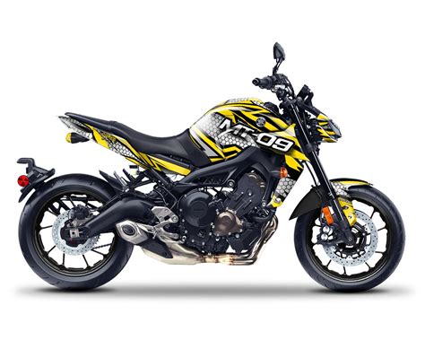 Spinning Stickers Hexagon Graphics Kit For Yamaha MT 09 2017-20 ...
