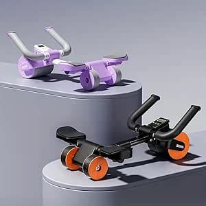 Core Workout Roller, Abs Workout Equipment Automatic Rebound Wheel ...