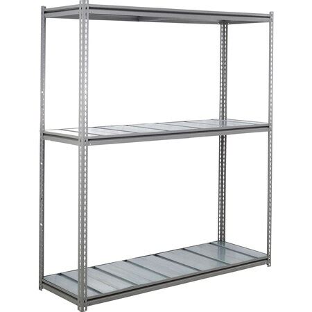 Global Industrial 3 Shelf, Heavy Duty Boltless Shelving Z Beam Starter ...