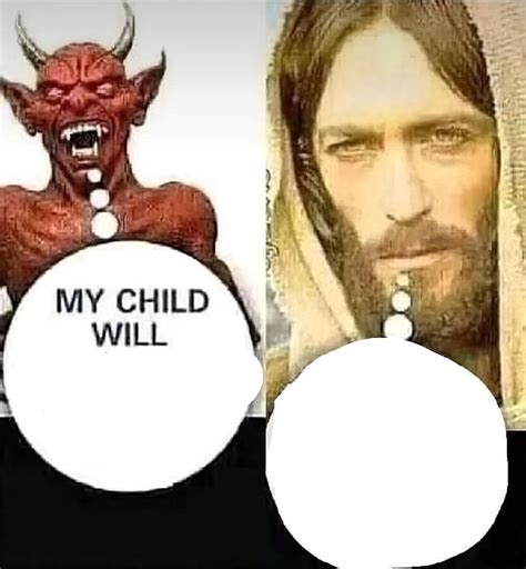 Satan vs Jesus Meme-generator