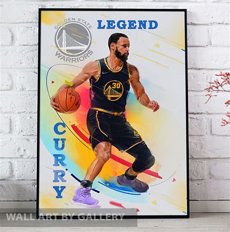 Curry Poster Steph Curry Print Chef Curry Posters Golden State Warriors ...