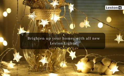 Buy Lexton 20 LED Star Copper Wire String Lights⎹ 2M Fairy Decoration ...