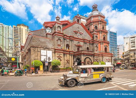 Minor Basilica of Saint Lorenzo Ruiz in Manila Editorial Stock Image ...