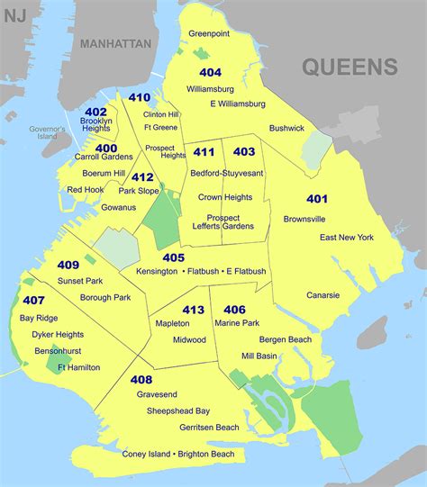 Brooklyn District Map
