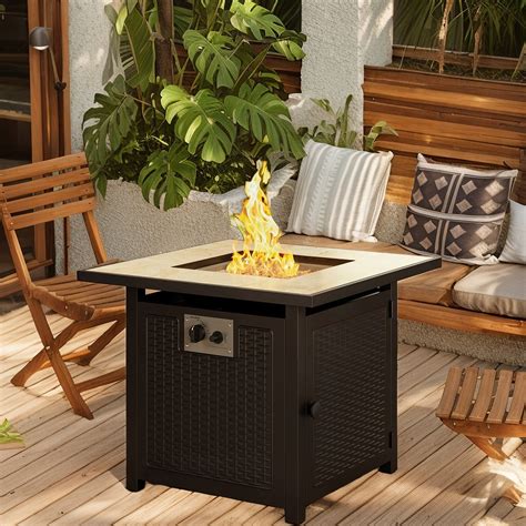 Customer reviews for 30'' Propane Fire Pit, 50,000 BTU Fire Pit Table ...