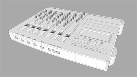 Four Track Cassette Recorder - Fostex XR7 3D Model by SpiritSwitchboard