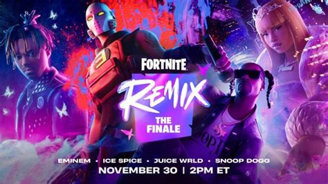 Fortnite: fecha y hora de los cuatro conciertos de Remix