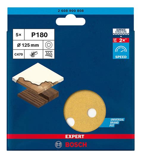 LIJA EXCENTRICA GRANO 180 X 5 BOSCH EXPERT 2608.900.808-000