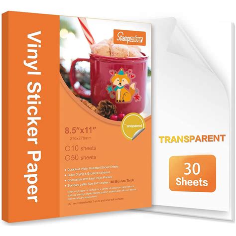 Vinyl Sticker Paper Transparent - Wholesale Transfer paper, Craft ...