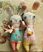 Image result for Vintage Stuffed Easter Bunny