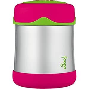 Buy THERMOS FOOGO Vacuum Insulated Stainless Steel 10-Ounce Food Jar ...