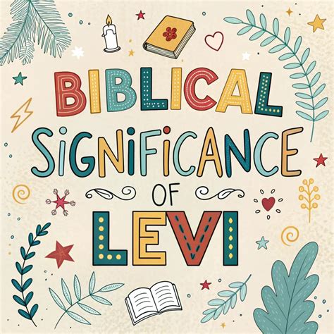 Biblical Significance Of Levi: Redemption & Divine Purpose
