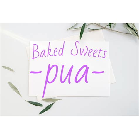 Baked Sweets-pua-