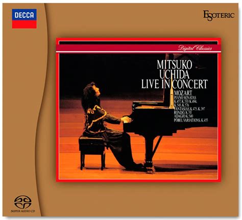 【ESOTERIC SACDソフト】モーツァルト・ライヴ・イン・コンサート 幻想曲（ハ短調、ニ短調）、ピアノ・ソナタ（第14番、第15番、第 ...