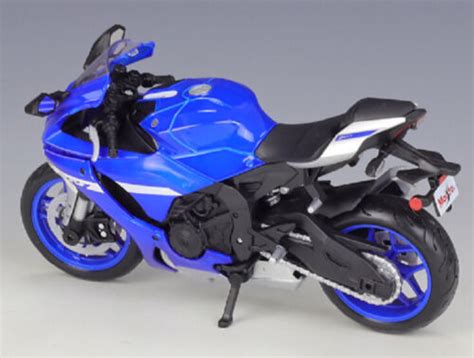 Maisto 2021 Yamaha YZF R1 Bike model 1/12 Blue New Model – Hobbytoys.co
